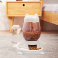 2 IN 1 Cat Water Food Feeder Dispenser